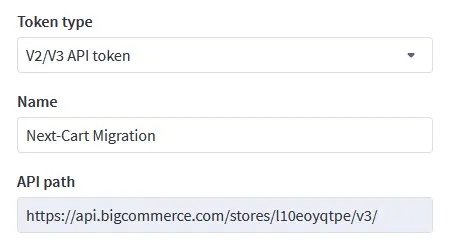 BigCommerce API Path