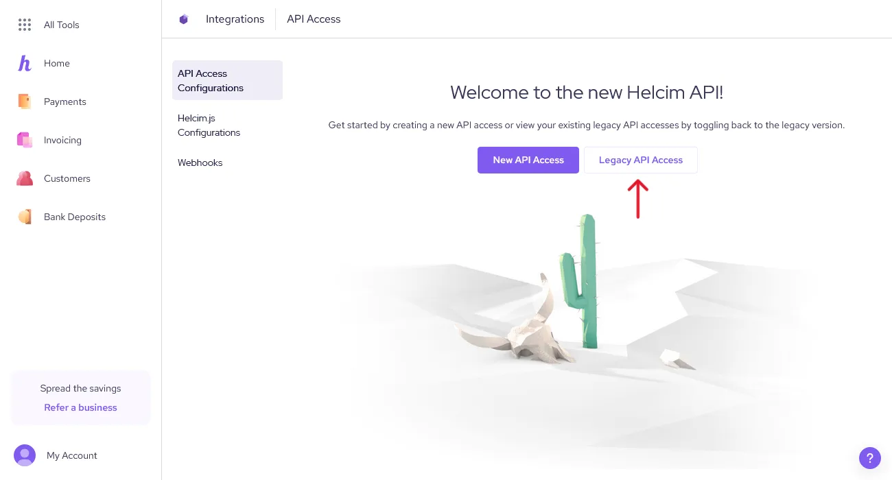 Helcim Legacy API